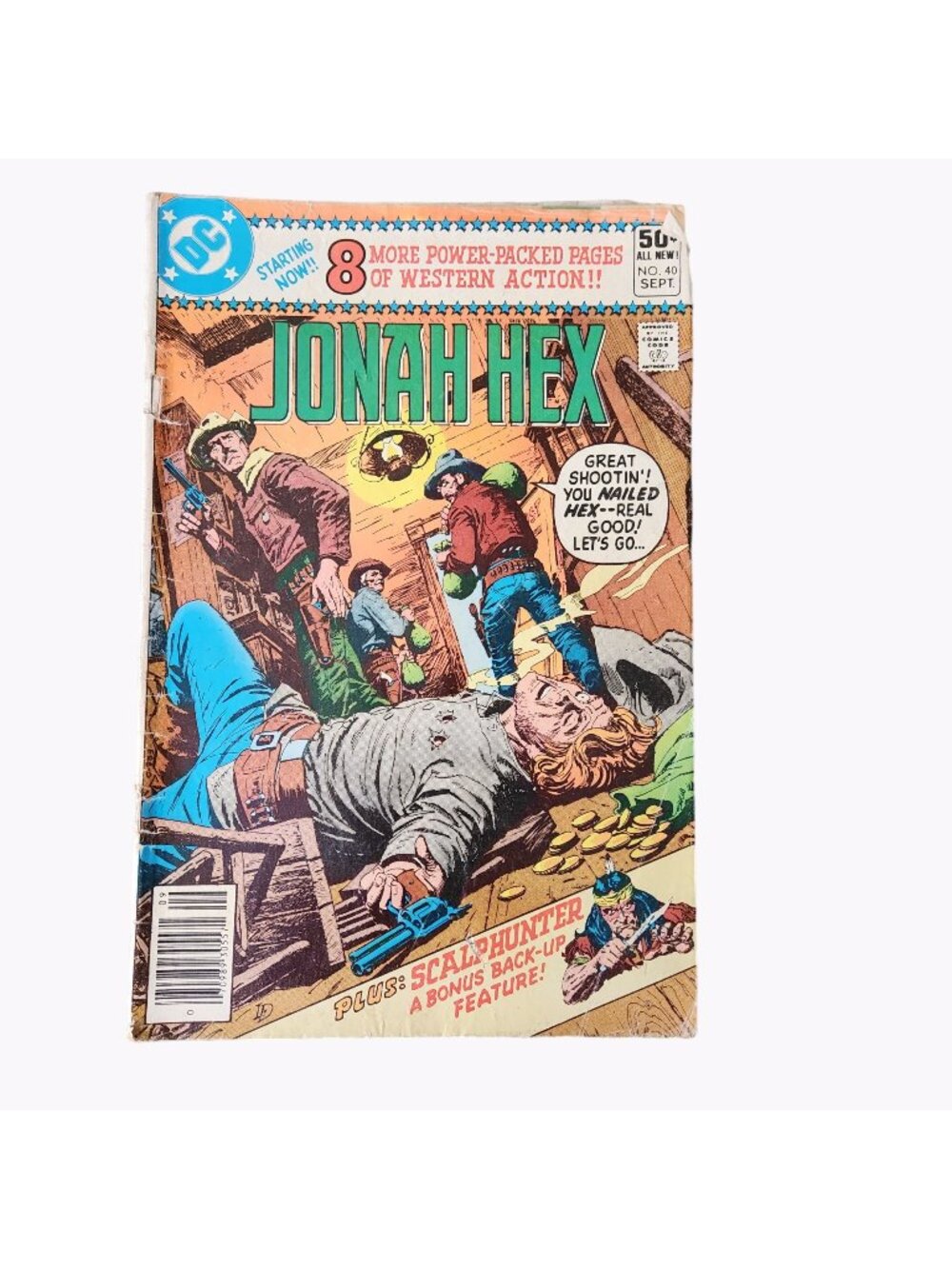 DC Comics Jonah Hex #40 1980 Comic Book Collector Bagged Boarded